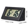 Mini Digital LCD Desk Clock Silent Portable Table Clock For Bedroom Office  Dashboard 7