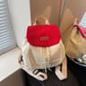 Soft Washed Fabric Women Backpack Large Storage Lightweight Korean Style Daypack 2