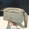 Lightweight Nylon Crossbody Bag With Four Layer Zipper Pockets For Women 7