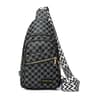 Leather Crossbody Chest Bag Multi Pocket Shoulder Bag For Men Women 8