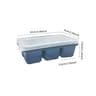 Grid Silicone Ice Cube Tray With Lid Soft Bottom Fruit Ice Maker For Drinks 6