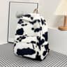 Plush Leopard Backpack Cute School Bag Large Capacity Animal Backpack For Teens Students 5