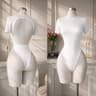Womens Backless Bodysuit Seamless Comfortable Fit Basic Solid Color 7
