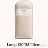 Beige Hanging Vacuum Storage Bags With Compression Seal For Space Saving Wardrobe Organization 8