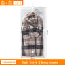 Hanging Vacuum Storage Bags For Clothes Space Saving Wardrobe Organizer 8