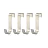 Multi Purpose Cabinet Door Hooks Space Saving Kitchen Bathroom Storage Rack 9