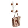 Sturdy Over The Door Hooks Metal And Wood Door Hanger Organizer For Coats Towels And Robes 7