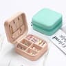 Compact Travel Jewelry Case With Earring And Ring Organizer 6