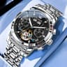 Automatic Mechanical Watch With Skeleton Dial And Complete Calendar 10