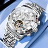 Automatic Mechanical Watch With Skeleton Dial And Complete Calendar 11
