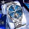 Luxury Skeleton Automatic Mechanical Watch For Men With Tungsten Steel Case Sapphire Mirror 8