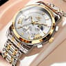 Luxury Moon Phase Quartz Watch For Men With Chronograph And Waterproof Design 11
