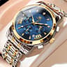 Luxury Moon Phase Quartz Watch For Men With Chronograph And Waterproof Design 13