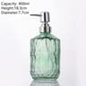 Elegant Glass Lotion Dispenser Bottle For Hotel Spa Bathroom Shower Gel And Hand Sanitizer Storage 6
