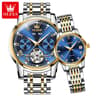 Automatic Mechanical Couple Watches Set Waterproof His And Hers Lover Wrist Watche 6
