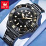 Luxury Men Quartz Watch With Rotating Bezel Auto Date Waterproof Elegant Wristwatch 14