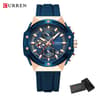 Top Brand Big Dial Chronograph Quartz Sports Watch For Men 9