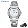 Luxury Square Dial Mens Quartz Watch With Luminous Display And Waterproof Sports Design 8
