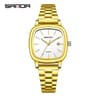 Couple Quartz Square Watches Waterproof Elegant Matching Gift Set 13