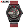 Mens Quartz Watch With Leather Strap And Date Display 10