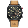 Mens Sports Chronograph Quartz Watch With Luminous Display And Calendar 5