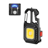 Multifunction Mini COB LED Keychain Flashlight With Emergency Tools 9