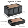 Large Capacity Foldable Camping Storage Box And Waterproof Car Trunk Organizer 6
