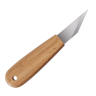 Precision Wood Carving Knife With CRV Blade And Walnut Handle 7