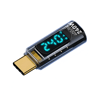 USB Type C OTG Adapter With LED Display Fast Charging Data Transfer 8