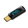 USB Type C OTG Adapter With LED Display Fast Charging Data Transfer 6
