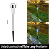 Solar Garden Path Lights Stainless Steel LED Outdoor Landscape Lights 6