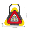 LED Triangle Warning Lamp With Light Modes And USB Rechargeable Power Bank 9