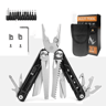 Outdoor Stainless Steel Folding Multitool Pliers With Screwdriver Set 6