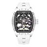Automatic Skeleton Watch With Luminous Hands And Silicone Strap 11