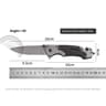 Mini Freek Fixed Blade Camping Knife With Steel Blade And Handle 5