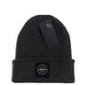 Ribbed Knit Winter Beanie Hat With Compass Patch For Men And Women 2