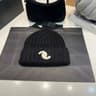 Wool Knit Beanie Hat With Vertical Stripes For Winter Casual Wear 3