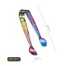 Stainless Steel Mini Ice Tongs With Rose Pattern For Sugar And Food Serving 10
