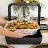 Reusable Insulated Food Storage Container With Foil Lining For Lasagna BBQ And Picnics 6