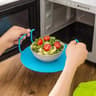 Foldable Microwave Steaming Rack And Heat Safe Serving Tray 7