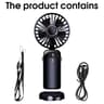 Portable Foldable USB Rechargeable Neck Fan With 5 Speed Settings 6
