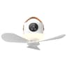 Rechargeable LED Ceiling Fan Light Portable Quiet Lamp With Remote Control 6