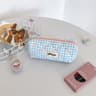 Floral Bow Pencil Case Cute Stationery Storage Bag For School Office Makeup Supplies 6