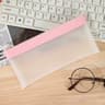 Transparent Frosted Pencil Case Large Capacity Stationery Organizer For School Office And Students 7