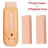 Creative Push Pull Eraser Set With Refills For Students And Office Use 9