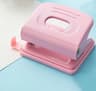 Macaron Color Double Hole Paper Punch For Thick Loose Leaf Notebook Crafting 8