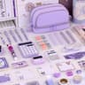 Compartment Pencil Case Multi Layer School Pencil Case With Divider Storage Organizer 5