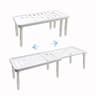 Retractable Shelf Organizer Stainless Steel Kitchen Storage Rack For Seasoning Bottles 6