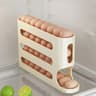 Egg Holder For Fridge Automatic Rolling Egg Dispenser And Organizer 8