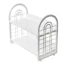 Double Layer Desktop Organizer Shelf Tier Cosmetic Storage Rack For Bedroom And Dorm 8